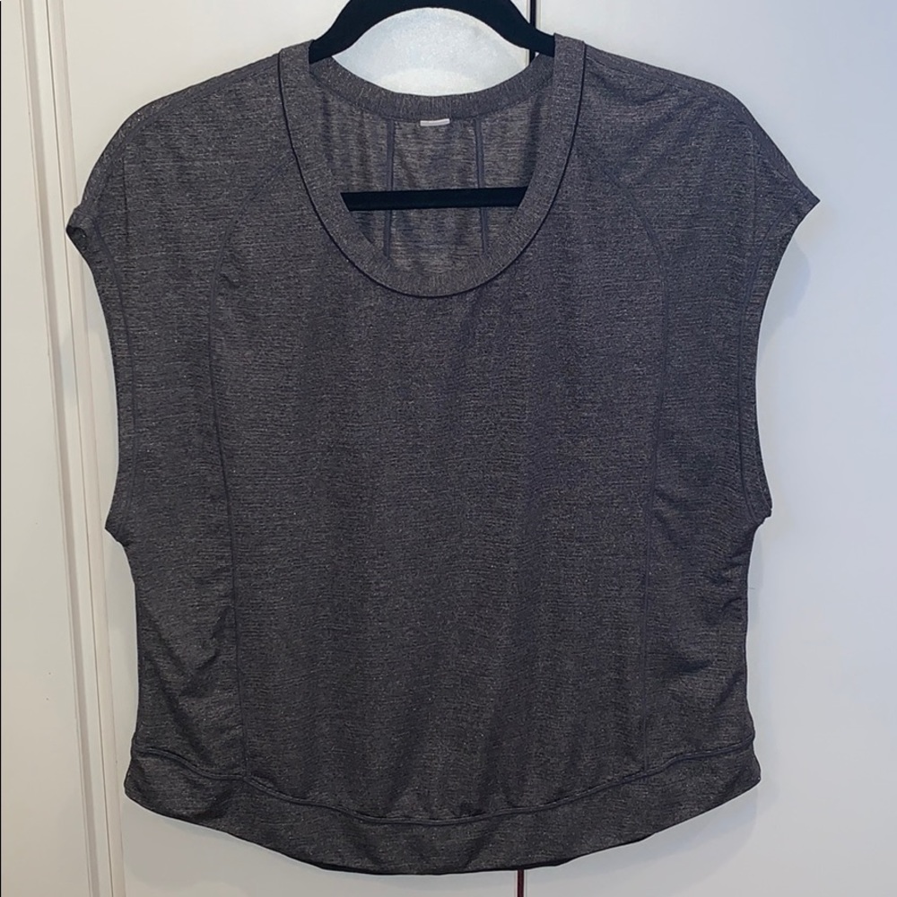 Lululemon Grey Slouchy Top